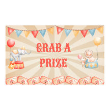 Waterverf Circus Dieren Verjaardagsfeeststation