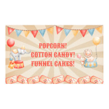 Waterverf Circus Dieren Verjaardagsfeeststation