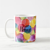 Waterverf cirkels stijl keramische nieuwheid koffiemok (Links)