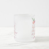 Waterverf Citaat Ze geloofde dat ze dat kon, dus d Matglas Koffiemok (Center)