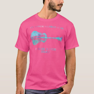 Waterverf citeert boomhemel zonder koorden Acousti T-shirt