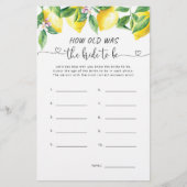 Waterverf citon Hoe oud was de bruid om mee te spe (Voorkant)