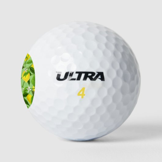 Waterverf citroen 3 golfballen (Logo)