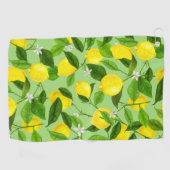 Waterverf Citroen 3 Golfhanddoek (Horizontaal)