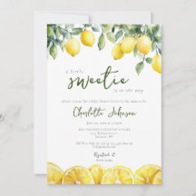 Waterverf Citroen Baby Shower Foto