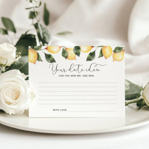 Waterverf citroen Datumnachtidee. Lemon date jar