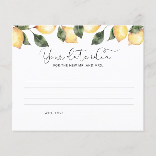 Waterverf citroen Datumnachtidee. Lemon date jar (Voorkant)