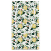 Waterverf Citroen en Holly Pattern Kerst Klein Cadeauzakje (Achterkant)