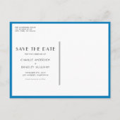 Waterverf citroen en Marokkaanse Tegel Bewaar de d Aankondigingskaart (Achterkant)