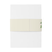 Waterverf Citroen Geel Citrus Rustiek Huwelijk Uitnodigingen Wikkel (Achterkant Voorbeeld)