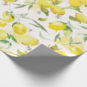 Waterverf citroen II Cadeaupapier (Hoek)