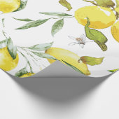 Waterverf citroen III Cadeaupapier (Hoek)