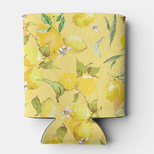 Waterverf citroen IV Blikjeskoeler (Achterkant)