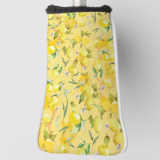 Waterverf citroen IV Golfheadcover (Draai 90)