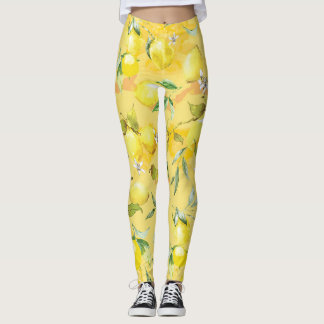 Waterverf citroen IV Leggings