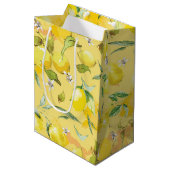 Waterverf citroen IV Medium Cadeauzakje (Voorkant Gekanteld)