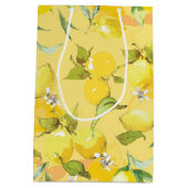 Waterverf citroen IV Medium Cadeauzakje (Achterkant)