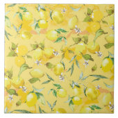Waterverf citroen IV Tegeltje (Voorkant)
