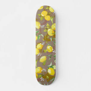 Waterverf citroen persoonlijk skateboard