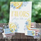 Waterverf Citroen Staande Voorkeur Pedestal Sign Reclamebord Met Voetstuk