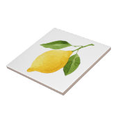 Waterverf citroen tegeltje (Zijkant)