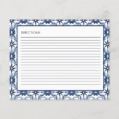 Waterverf Citroen Vrijgezellenfeest Recept Kaart (Achterkant)