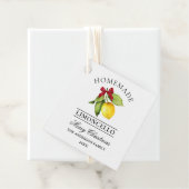 Waterverf Citroen Zelfgemaakte Limoncello Kerst La Bedankjes Labels (In situ)