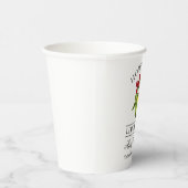 Waterverf Citroen Zelfgemaakte Limoncello Kerst Papieren Bekers (Rechts)