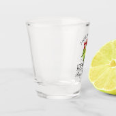 Waterverf Citroen Zelfgemaakte Limoncello Kerst Shot Glas (Links)
