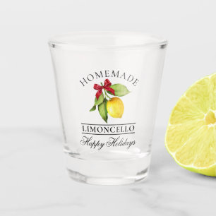 Waterverf citroen zelfgemaakte Limoncello vakantie Shot Glas