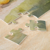 Waterverf citroenbomen legpuzzel (Zijkant)