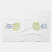 Waterverf citroenboom theedoek (Horizontaal)