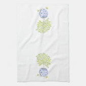 Waterverf citroenboom theedoek (Verticaal)