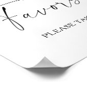 Waterverf citroenbranche - gunsten alstublieft één poster (Hoek)