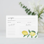 Waterverf citroencitrusVrijgezellenfeest (Staand voorkant)