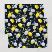 Waterverf citroenen 12 briefkaart (Voorkant / Achterkant)