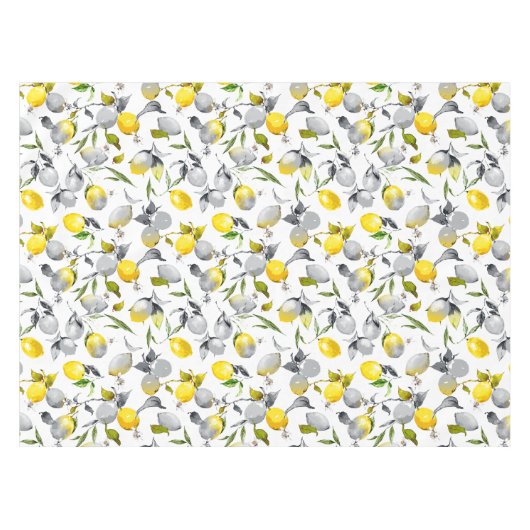 Waterverf citroenen 14 tafelkleed (Voorkant (Horizontaal))