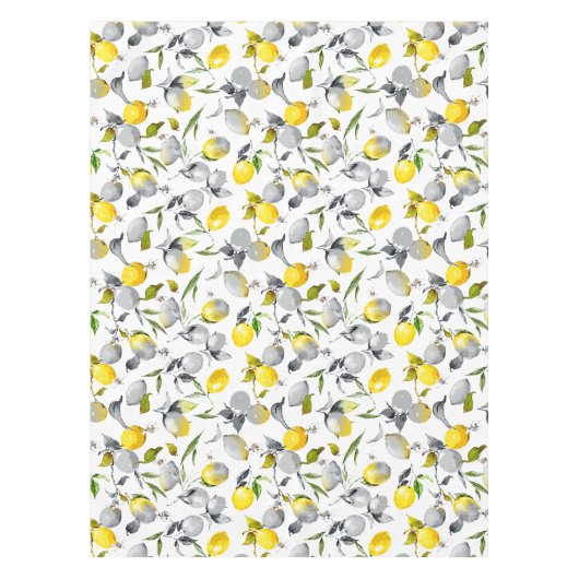 Waterverf citroenen 14 tafelkleed (Voorkant)