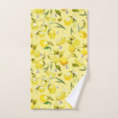 Waterverf citroenen 16 bad handdoek (Handdoek)