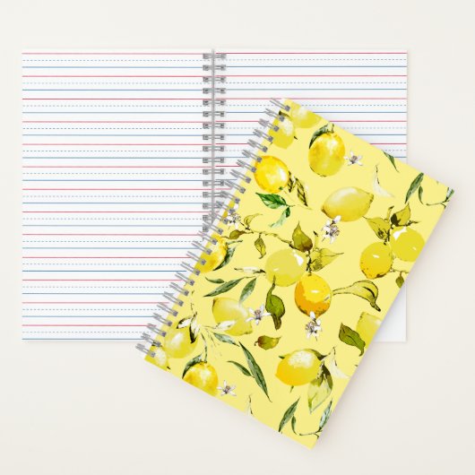 Waterverf citroenen 16 notitieboek (Binnen)