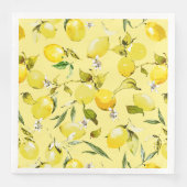 Waterverf citroenen 16 servet (Voorkant)