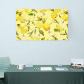 Waterverf citroenen 16 spandoek (Beurs)
