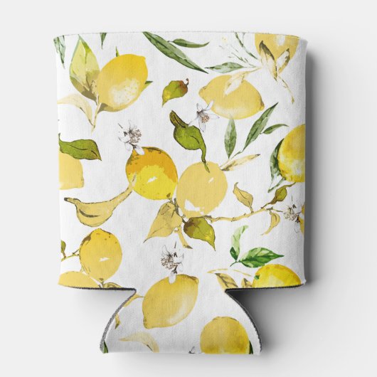 Waterverf citroenen 17 blikjeskoeler (Achterkant)