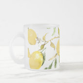 Waterverf citroenen 17 matglas koffiemok (Links)