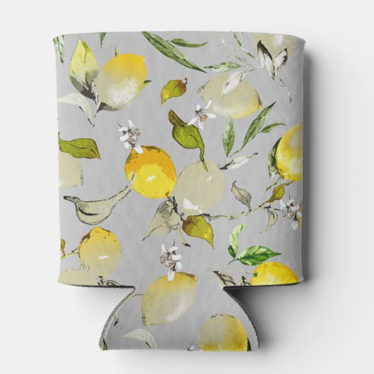 Waterverf citroenen 18 blikjeskoeler (Achterkant)