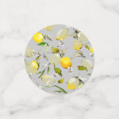 Waterverf citroenen 18 confetti (Kleine voorkant)