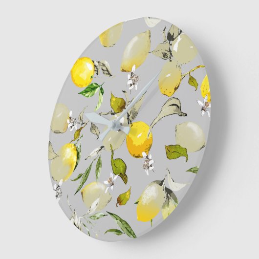 Waterverf citroenen 18 grote klok (Hoek)