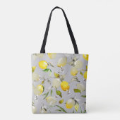 Waterverf citroenen 18 tote bag (Achterkant)