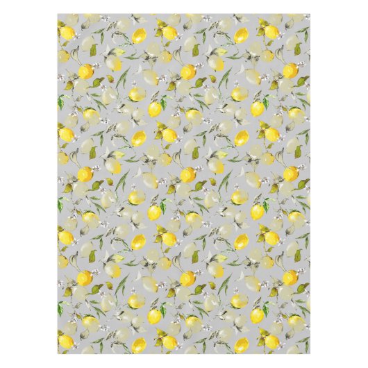 Waterverf citroenen 19 tafelkleed (Voorkant)