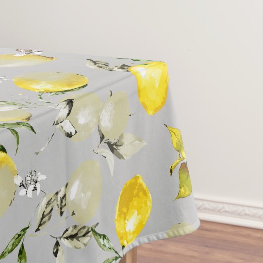Waterverf citroenen 19 tafelkleed (Voorbeeld)